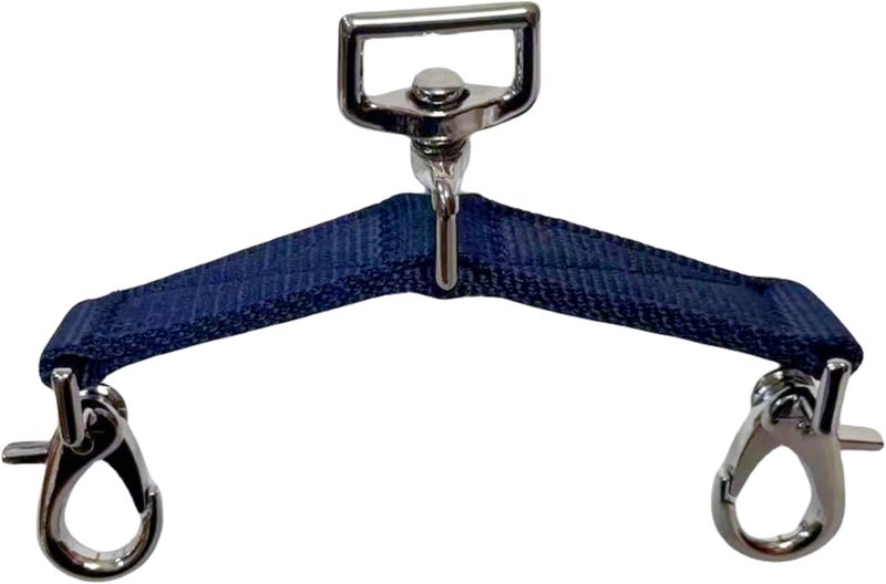 ALLZSMOOTHLY Double Buckle Swivel Lunging Chin Strap, Lunging Strap for Horse Lunge Line，Lunge Strap with Solid Hardware, Lunging Aid for Horse Training, Improve Control and Performance - Image 2